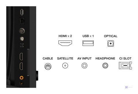 Telewizor TCL 32S59K QLED 32'' Full HD Android TV Dolby Digital Plus DVB-T2 Metaliczny