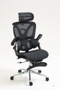 Activejet Fotel biurowy Ergonomiczny YK848 czarny (OUTLET)