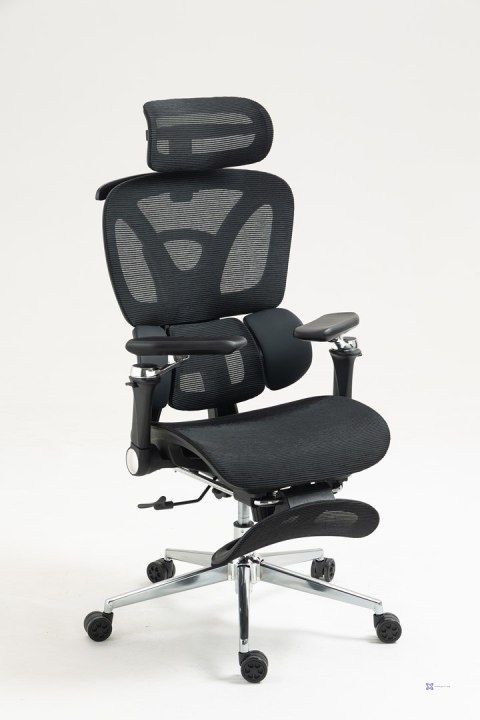 Activejet Fotel biurowy Ergonomiczny YK848 czarny (OUTLET)