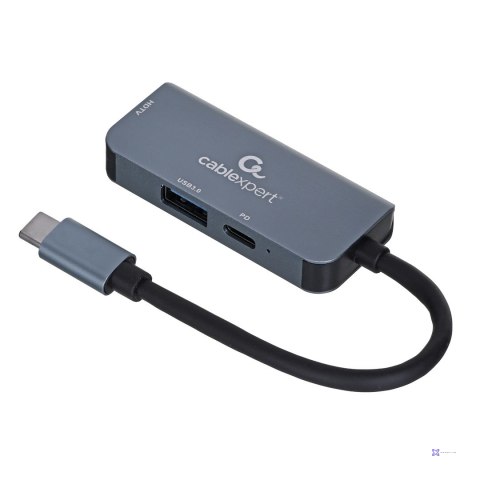GEMBIRD MULTI ADAPTER USB TYP-C 3W1 (HUB USB + HDMI + PD)