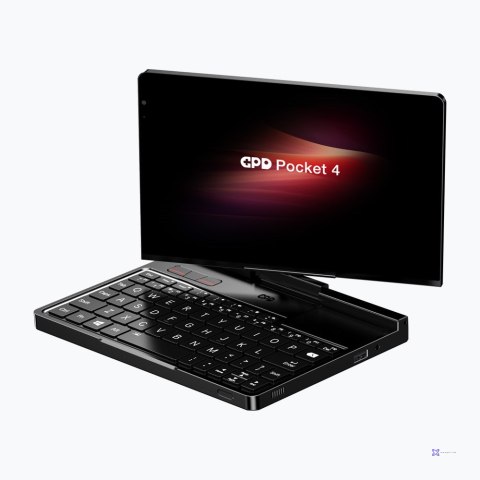 Laptop GPD-Pocket-4 Ryzen 7 8840U/8" WQXGA (2560x1600) Touchscreen 144Hz IPS/x360/LAN/16GB/SSD 1TB/BT/BLKB/FPR/x360/Radeon 780M 