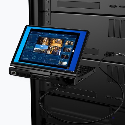 Laptop GPD-Pocket-4 Ryzen 7 8840U/8" WQXGA (2560x1600) Touchscreen 144Hz IPS/x360/LAN/16GB/SSD 1TB/BT/BLKB/FPR/x360/Radeon 780M 