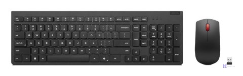 Lenovo Essential Wireless Combo Keyboard & Mouse Gen2 Black-US Euro