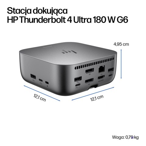 Stacja dokująca HP Thunderbolt 4 Ultra 180W G6 Dock (REPACK) 2Y