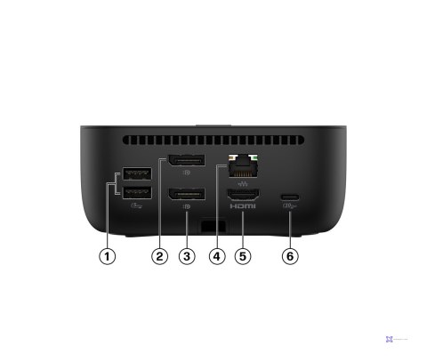 Stacja dokująca + zasilacz HP USB-C Dock G6 100W czarna 9X3V1UT#ABB