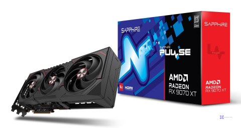 Karta graf. SAPPHIRE PULSE RX 9070 XT GAMING 16GB (WYPRZEDAŻ)