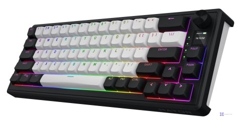 Klawiatura dla graczy Hator Skyfall 65 MAG ULTIMA 8K bezprzewodowa biało-czarna