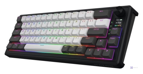 Klawiatura dla graczy Hator Skyfall 65 PRO Wireless szaro-czarna