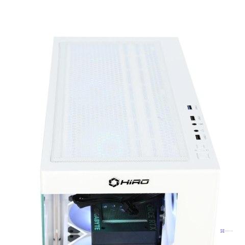 Komputer HIRO Aurora White Edition Intel i7 14700F, RTX 5070 12GB, 32GB RAM, 1TB SSD, WIFI, W11