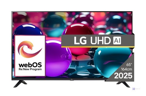 Telewizor LG 65UA73003LA LED 65" 4K Ultra HD WebOS Dolby Digital DVB-T2 Czarny (OUTLET)