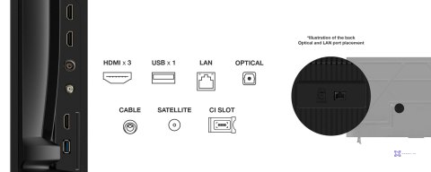 Telewizor TCL 55P69K LED 55'' 4K Ultra HD Google TV Dolby Atmos DVB-T2 Czarny (WYPRZEDAŻ)