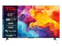 Telewizor TCL 65V6B LED 65'' 4K Ultra HD Google TV Dolby Audio DVB-T2 Czarny (OUTLET)