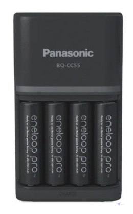 ŁADOWARKA PANASONIC SMARTPLUS + 4x AA ENELOOP PRO 2500 mAh