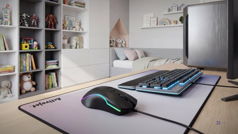 Podgrzewana mysz przewodowa Activejet USB AMY-W390; 30°C / 35°C / 40°C