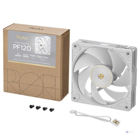 Wentylator ASUS PROART PF120 FAN PWM WHITE
