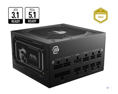 Zasilacz MSI MAG A750GL 750W PCIE5 II 80+ Gold ATX 3.1 (OUTLET)