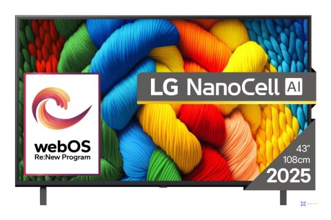 Telewizor 43" LG 43NANO80A3B