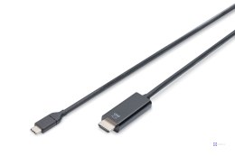 DIGITUS KABEL USB C/HDMI M/M 3.1 4K60HZ 5M CZARNY