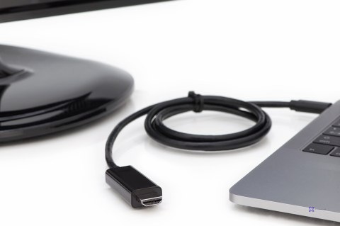 DIGITUS KABEL USB C/HDMI M/M 3.1 4K60HZ 5M CZARNY