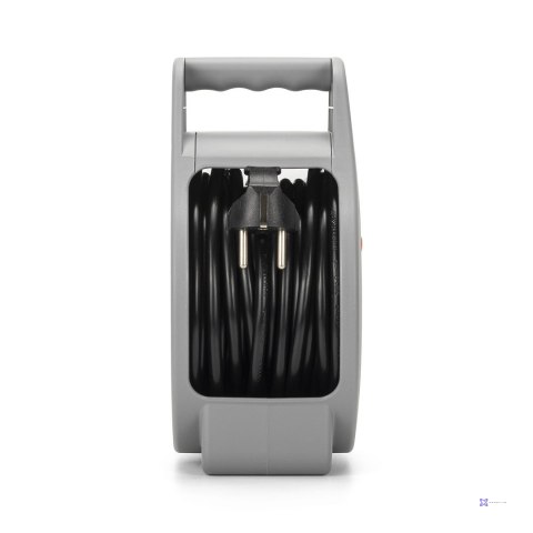 MONTIS PRZEDŁUŻACZ DOMOWY ZWIJANY Z DWOMA GNIAZDAMI USB TYPU A+C 10M SZARY MT188