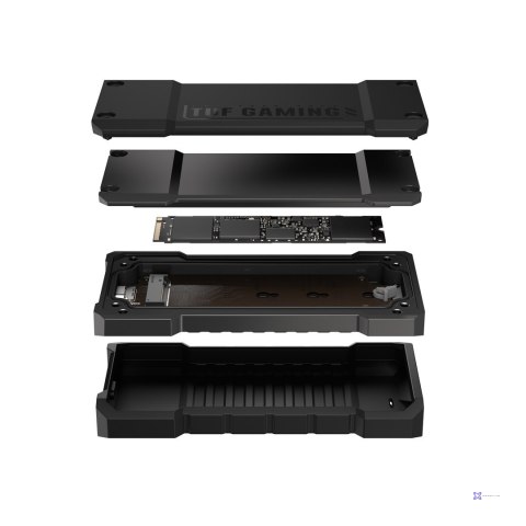 Obudowa na dysk zewnętrzny SSD Asus TUF Gaming A2 Czarny (OUTLET)