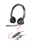 Słuchawki Poly Blackwire 3320 Stereo MS Teams Certified USB-C Headset +USB-C/A Adapter 8X220AA