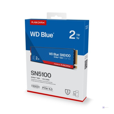 WD Blue SN5100 2TB PCIe M2 WDS200T5B0E