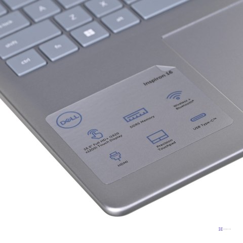 Dell Inspiron 5640 Core 7 150U 16" WUXGA Touch 32GB SSD1TB BT BLKB FPR Win11 Midnight Blue (REPACK) 2Y