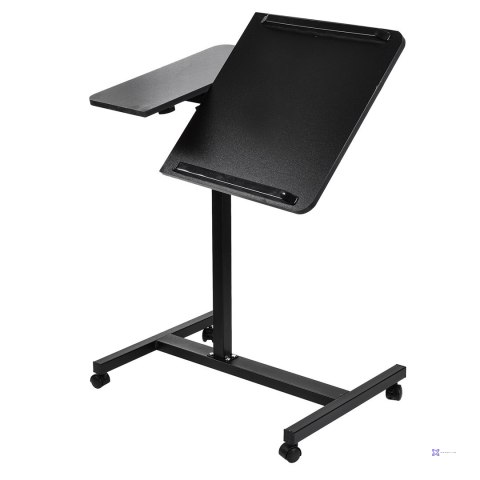 MACLEAN MOBILNE BIURKO/STAND NA LAPTOP, CZARNE, REGULACJA WYSOKOŚC 59-89CM, MAX. 30KG MC-121 B