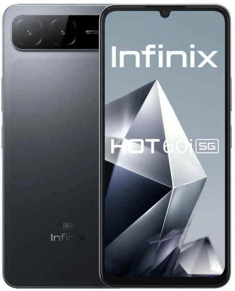 Telefon Infinix Hot 60i 5G 8/256GB Sleek Black