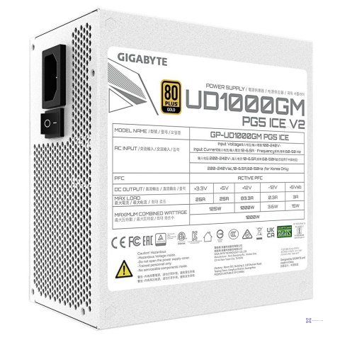 Zasilacz Gigabyte UD1000GM 1000W PG5 ICE