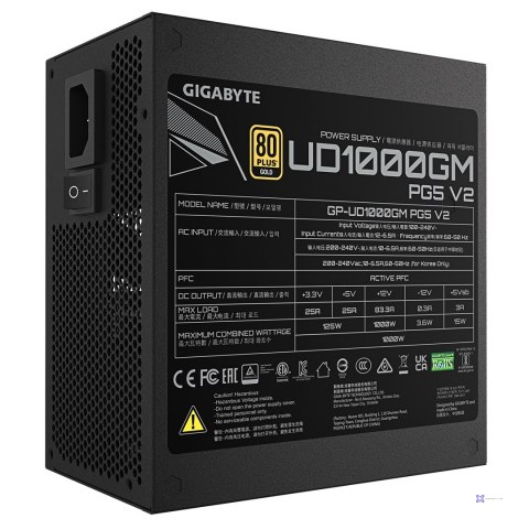 Zasilacz Gigabyte UD1000GM PG5 V.2 1000W 80+ Gold