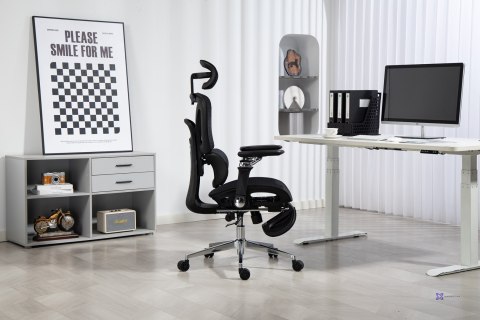 Activejet Fotel biurowy Ergonomiczny YK848 czarny