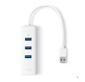 Karta sieciowa USB TP-Link UE330 z 3-portowym hubem USB 3.0