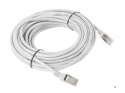 Kabel Lanberg PCF5-10CC-1000-S (RJ45 - RJ45 ; 10m; kolor szary)