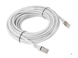 Kabel Lanberg PCF5-10CC-1000-S (RJ45 - RJ45 ; 10m; kolor szary)