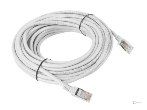 Kabel Lanberg PCF5-10CC-1000-S (RJ45 - RJ45 ; 10m; kolor szary)