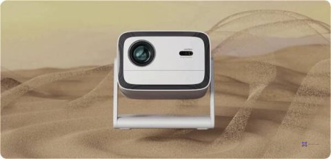 Projektor Wanbo Vali 1 Biały, Full HD, 900 ANSI, Android TV 11, Gimbal (OUTLET)