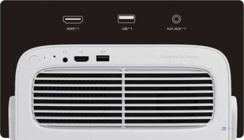 Projektor Wanbo Vali 1 Biały, Full HD, 900 ANSI, Android TV 11, Gimbal (OUTLET)