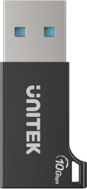 UNITEK ADAPTER USB-A - USB-C 10 GBPS M/F CZARNY