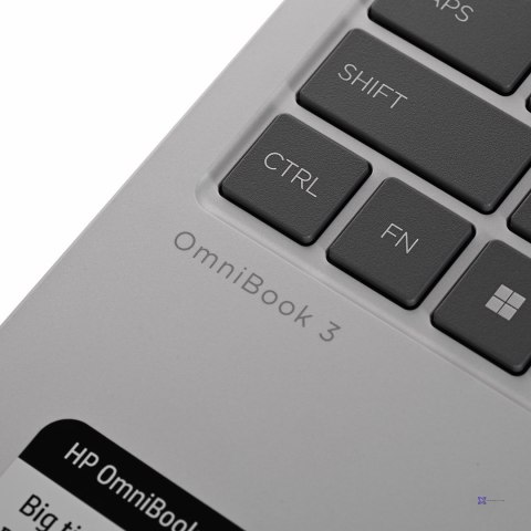 HP OmniBook 3 15-FN0105D Ryzen AI 5 330 15.6"FHD Touch IPS 16GB SSD512 FPR Win11 Glacier Silver (REPACK) 2Y