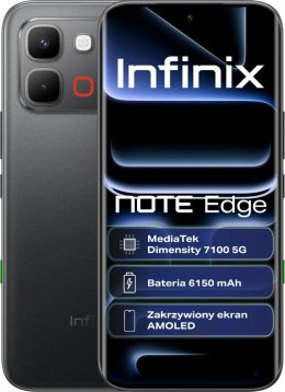 Telefon Infinix Note Edge 8/256GB Shadow Black