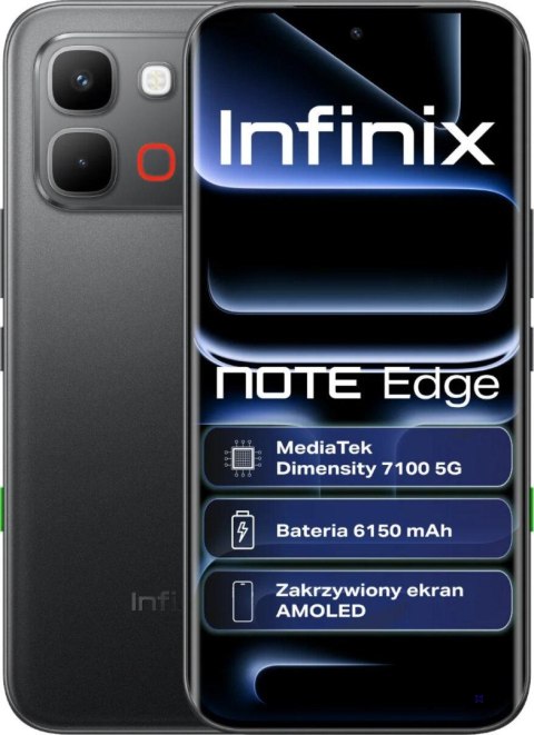 Telefon Infinix Note Edge 8/256GB Shadow Black