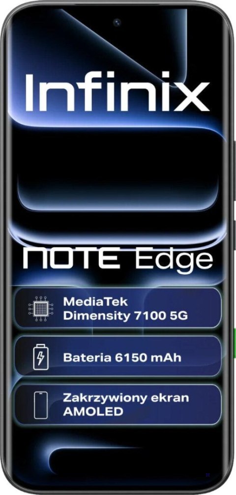 Telefon Infinix Note Edge 8/256GB Shadow Black