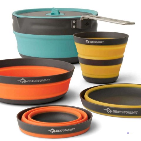 Ultralekki składany zestaw z garnkiem SEA TO SUMMIT Frontier UL dla 2 osób/5 elementów
