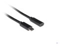 LANBERG PRZEDŁUŻACZ USB-C M/F 3.1 1.5M CZARNY