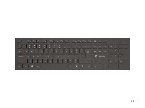 NATEC KLAWIATURA BEZPRZEWODOWA HERRING 2.4GHZ SLIM