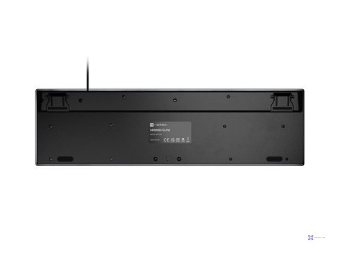 NATEC KLAWIATURA HERRING GLOW US BIAŁE PODŚWIETLENIE