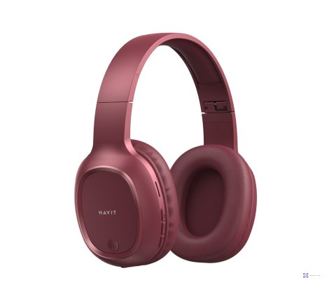 Słuchawki bezprzewodowe nauszne Havit H2590BT Pro (czerwony)