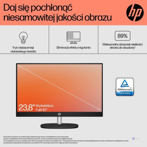 HP AIO 24-cr0184nw Ryzen 5 7520U 23.8"FHD IPS 250nits AG 16GB LPDDR5 SSD512 Radeon 610M Cam720p kB+Mouse NoOS Shell White 2Y